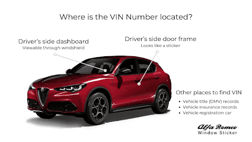 Toyota VIN location