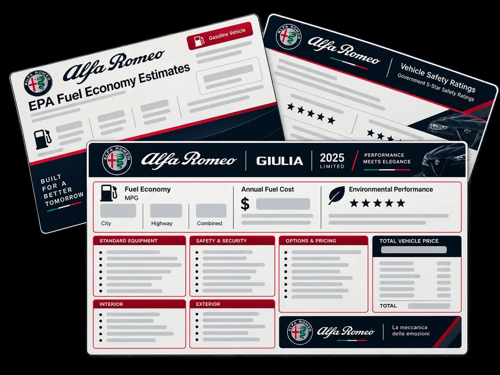 Alfa Romeo Window Sticker Lookup by VIN